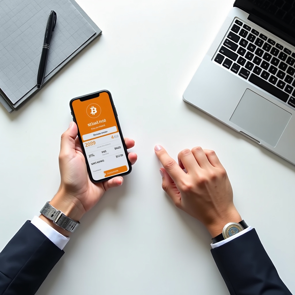 Crypto-to-fiat conversion interface showing exchange rate and fee breakdown before transaction confirmation